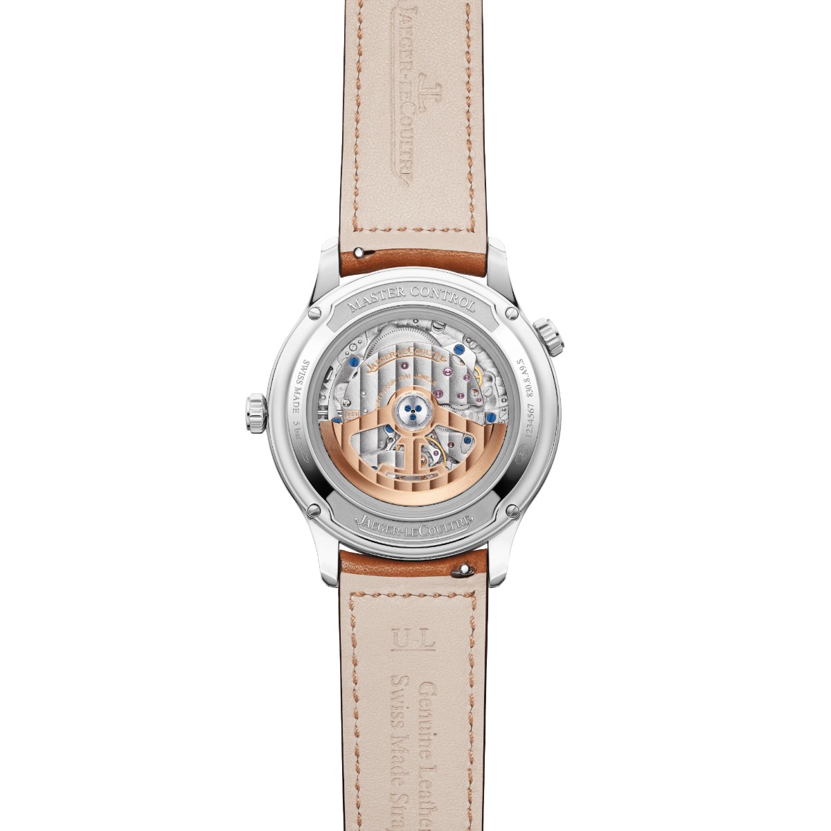 Jaeger-LeCoultre Master Control Geographic 40mm Men's Watch, Silvered Grey Dial
