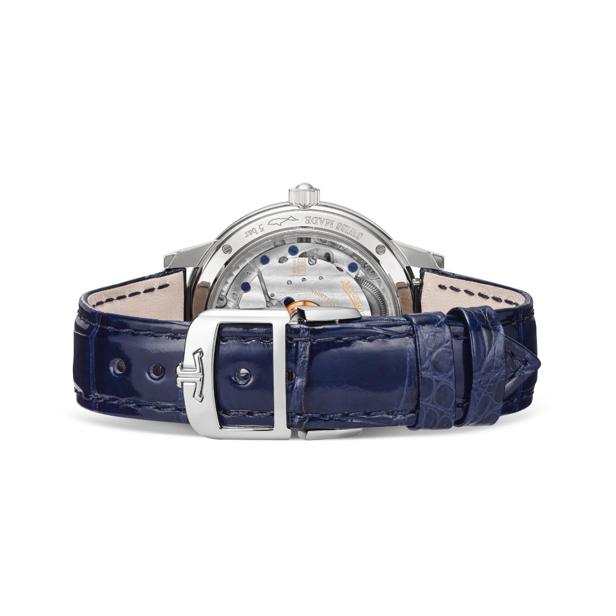 Jaeger-LeCoultre Night and Day Rendez-Vous Classic 34mm Women's Watch, Diamond Silvered Grey Dial an