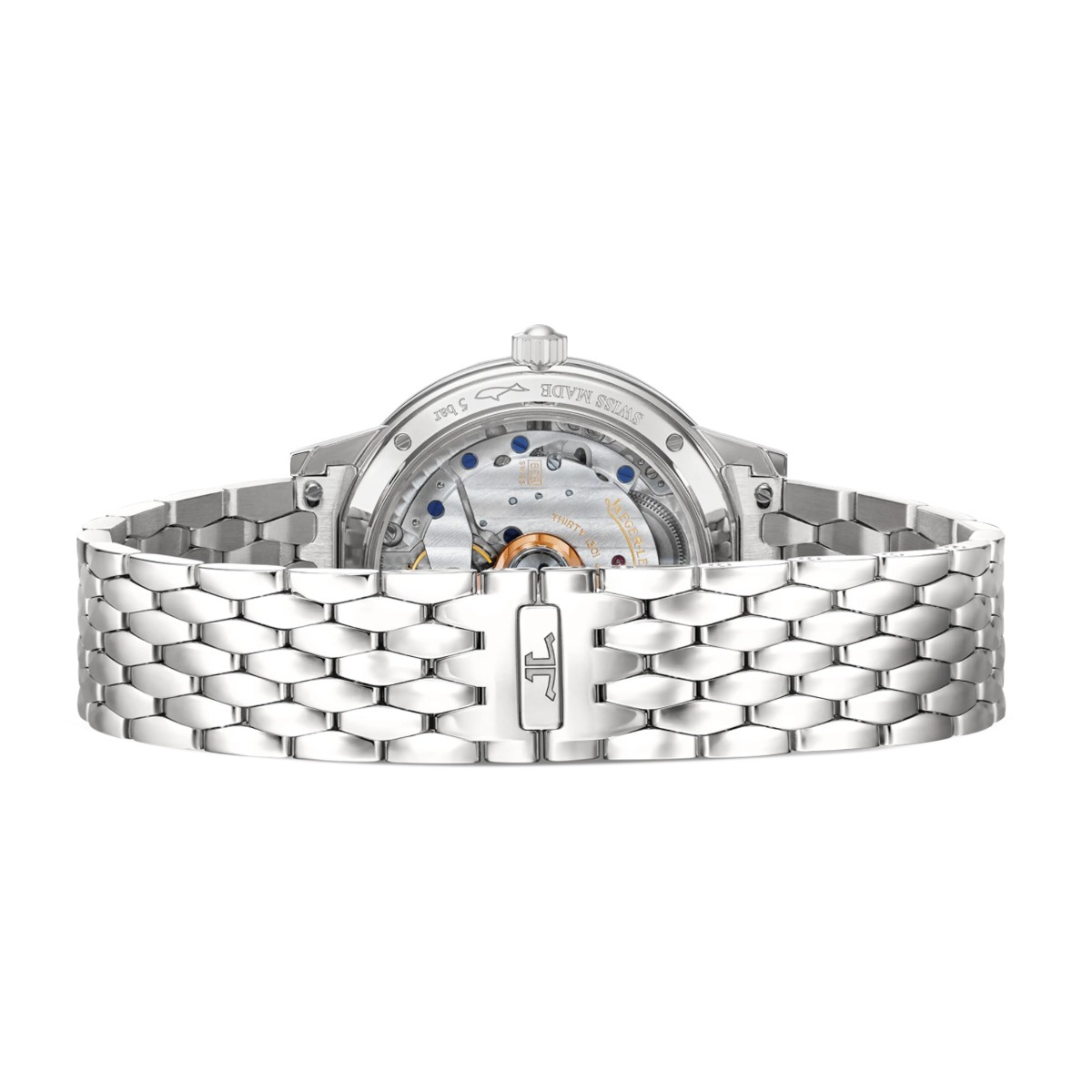 Jaeger-LeCoultre Night and Day Rendez-Vous Classic 34mm Women's Watch, Diamond Silvered Grey Dial an
