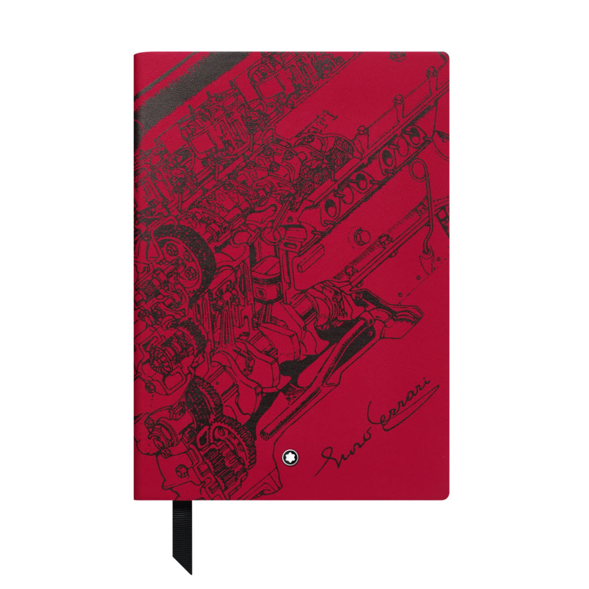 Montblanc Great Characters Enzo Ferrari 146 Small Notebook, Red