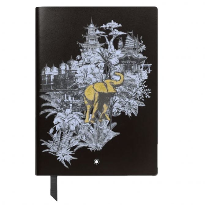 Montblanc Meisterstuck Around the World in 80 Days Brown Lined #163 Notebook, Medium
