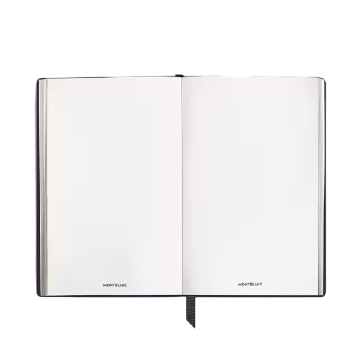 Montblanc Blank Pages Small Notebook, Ink Blue Leather