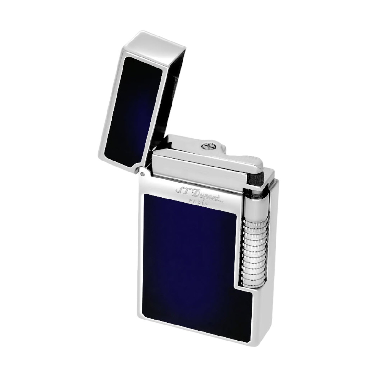 S.T. Dupont Le Grand Lighter, Natural Blue Lacquer