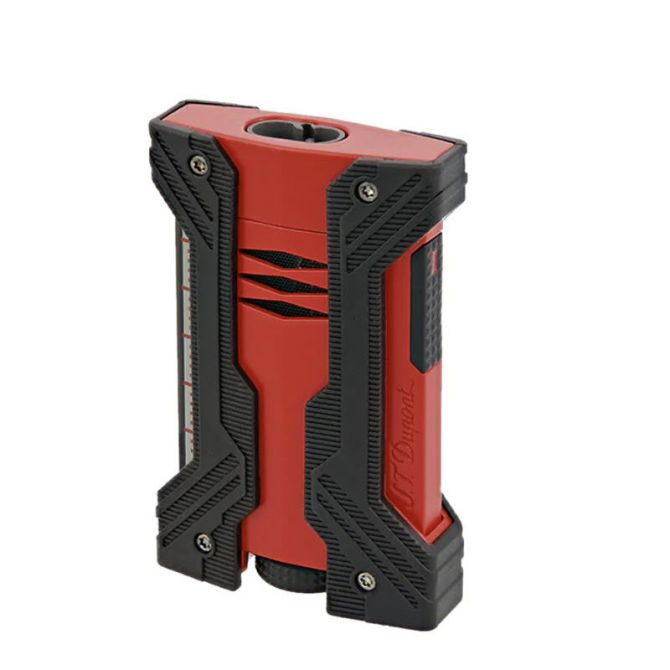S. T. Dupont Defi Xxtreme Lighter, Black and Red | 021601 | Borsheims