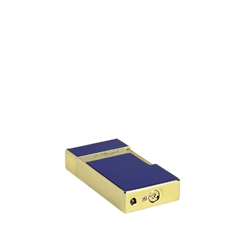 S.T. Dupont Big D Lighter, Shiny Blue Lacquer
