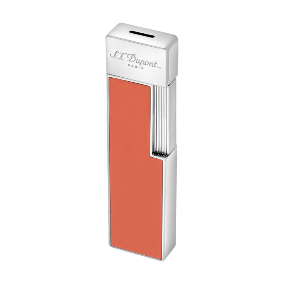 S.T. Dupont Twiggy Chrome Lighter, Pink Coral