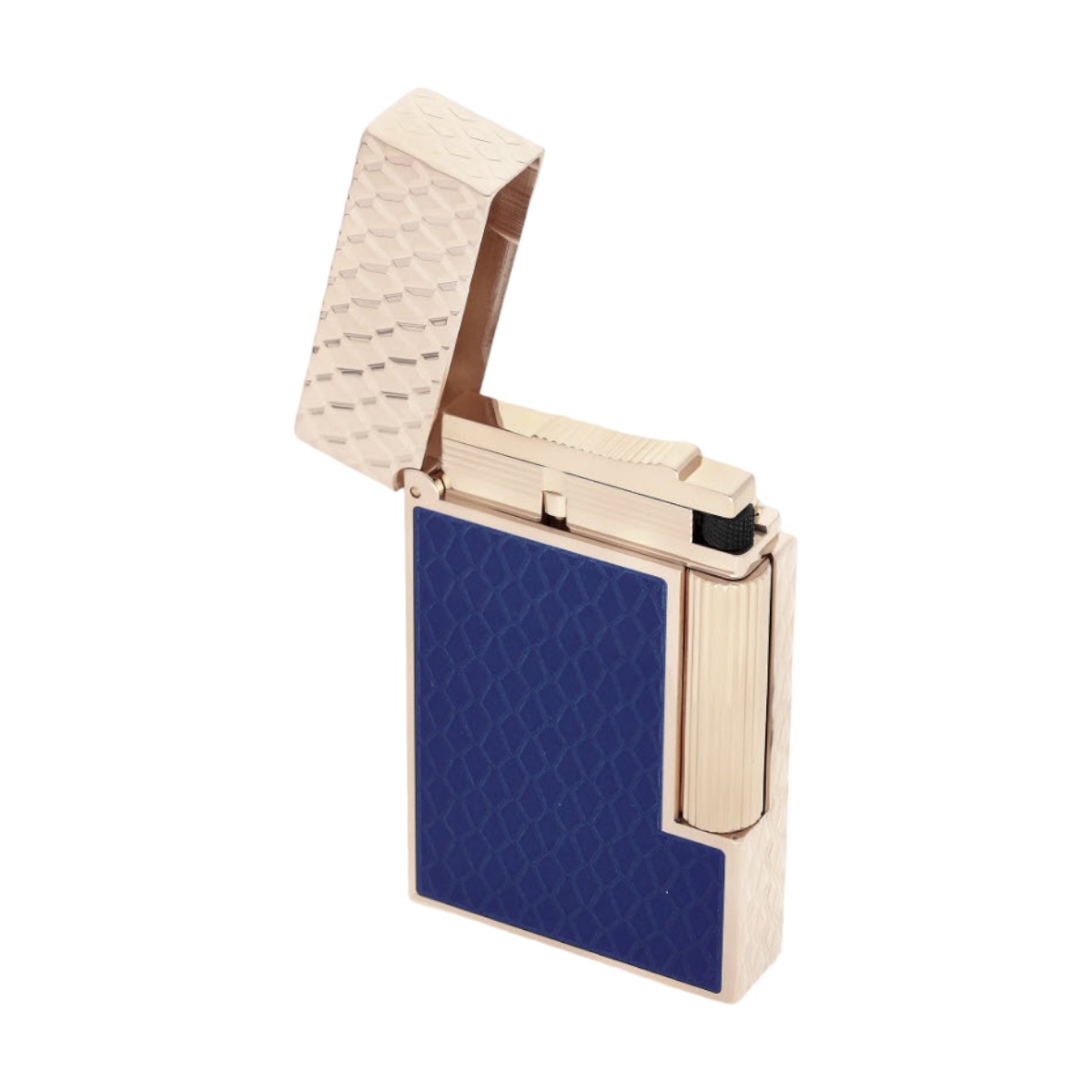 S.T. Dupont Ligne 2 Guilloche Under Lacquer Dragon Lighter, Blue