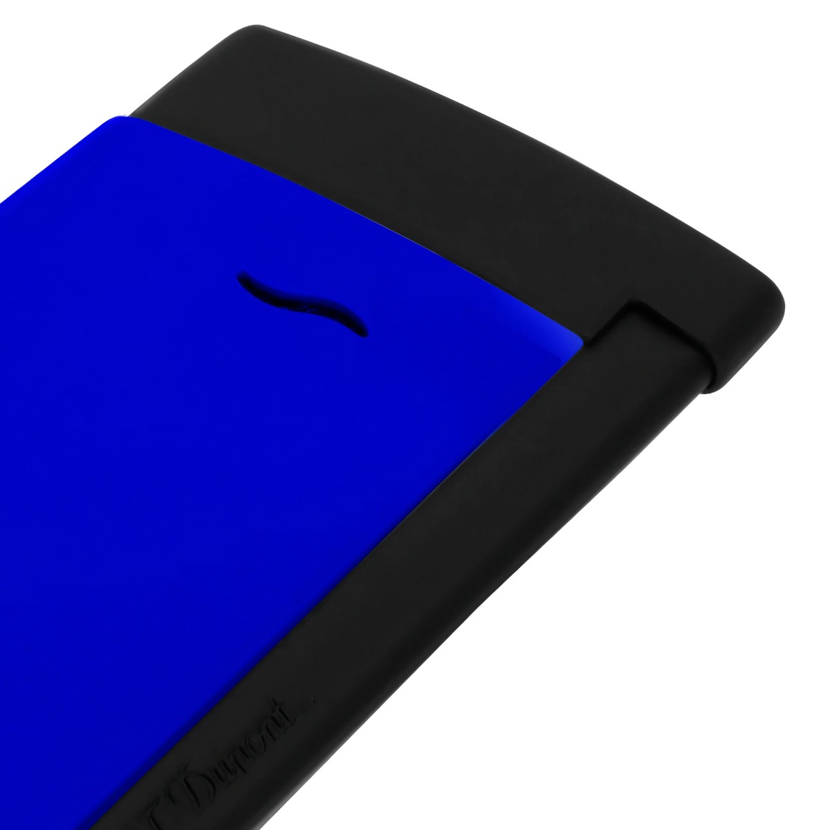S.T. Dupont Slim7 Lighter, Lacquered Neon Blue