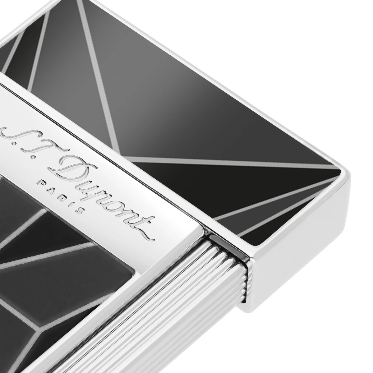 S.T. Dupont Slimmy Fire X Lighter, Black Lacquered