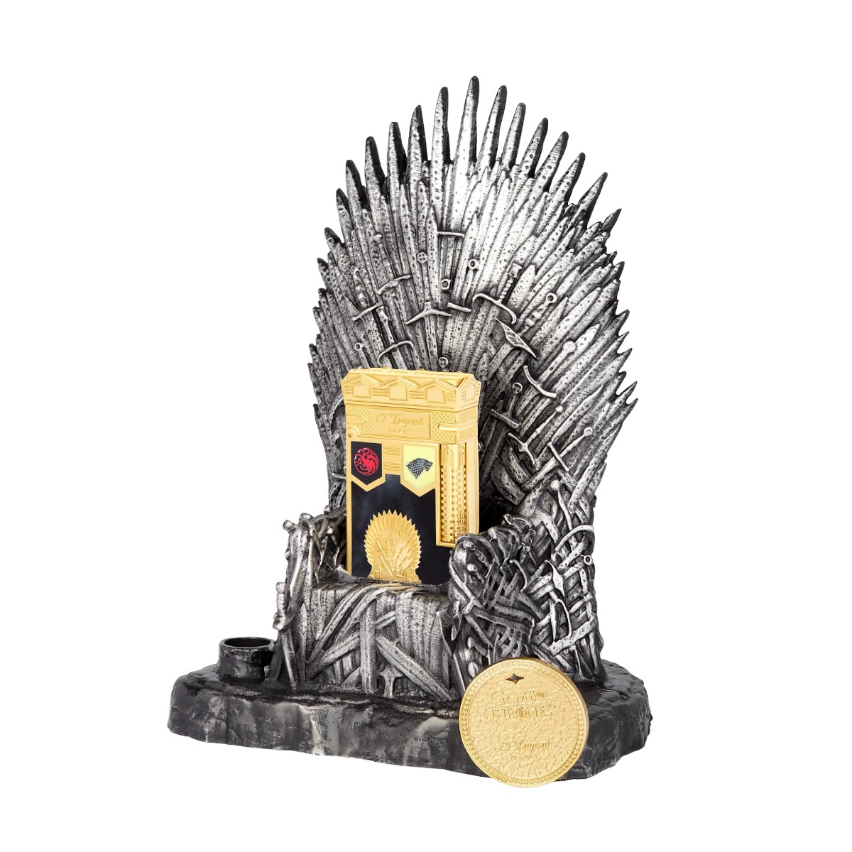 S.T. Dupont Prestige Fire and Writing Game Of Thrones Collector Set, Black