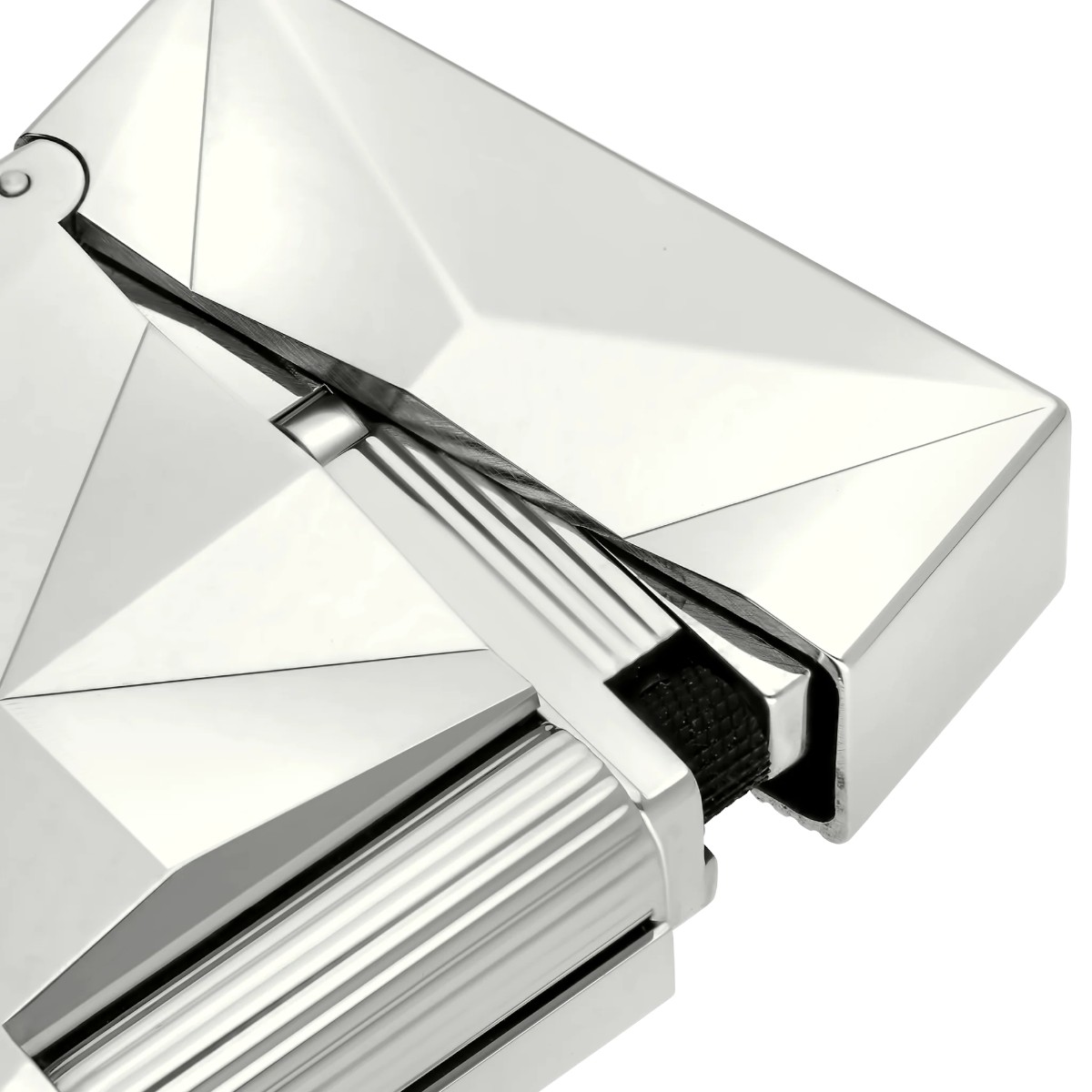 S.T. Dupont Ligne 2 Fire X Small Lighter, Silver