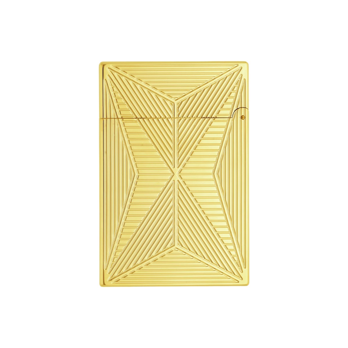 S.T. Dupont Ligne 2 Fire X Small Lighter, Yellow Gold