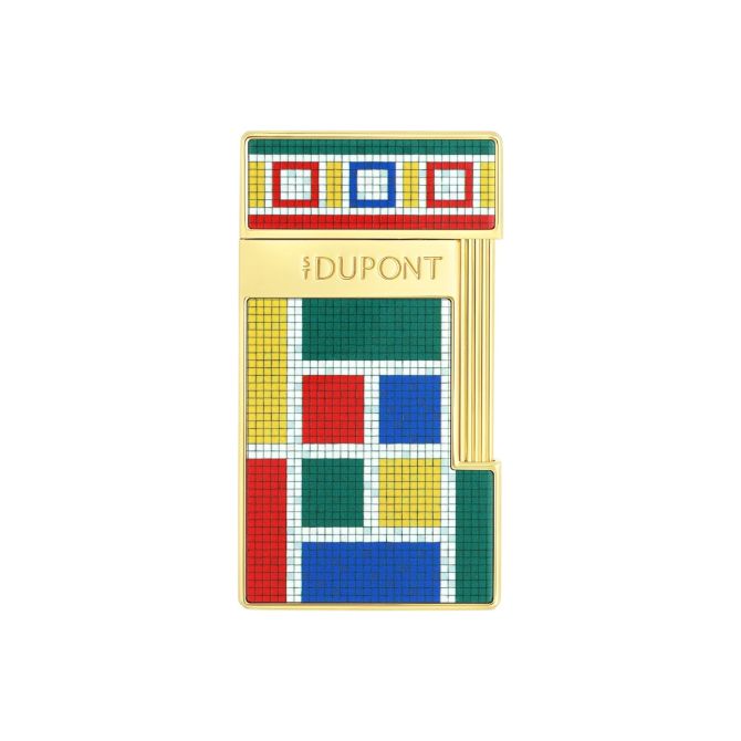 S.T. Dupont Slimmy Casablanca Lighter, Multicolor Lacquer