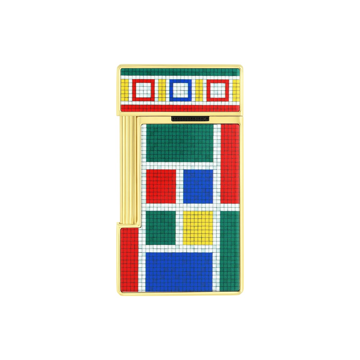 S.T. Dupont Slimmy Casablanca Lighter, Multicolor Lacquer