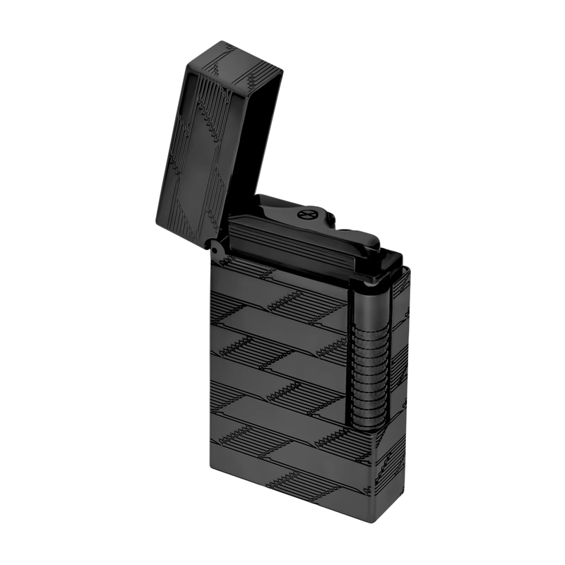 S.T. Dupont Le Grand Dupont Guilloche Lighter, Black