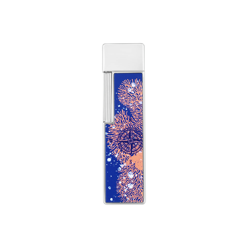 S.T. Dupont 20,000 Leagues Under The Seas Twiggy Lacquered Lighter, Royal Blue