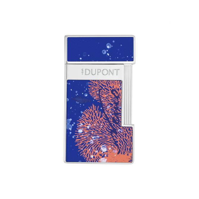 S.T. Dupont 20,000 Leagues Under The Seas Slimmy Lacquered Lighter, Royal Blue