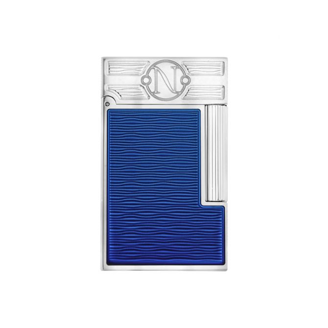 S.T. Dupont 20,000 Leagues Under The Seas Ligne 2 Lacquered Lighter, Blue Gulf Stream