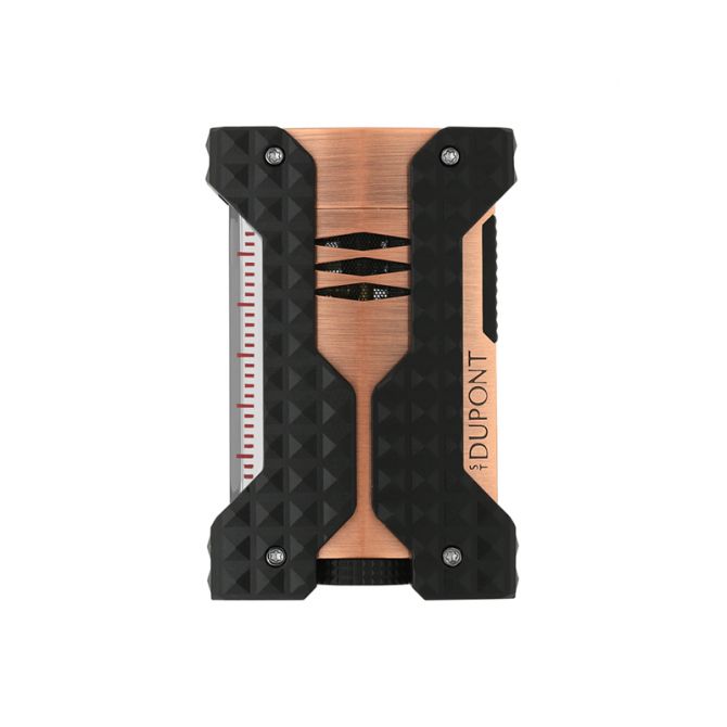 S.T. Dupont Brushed Windproof Lighter, Copper