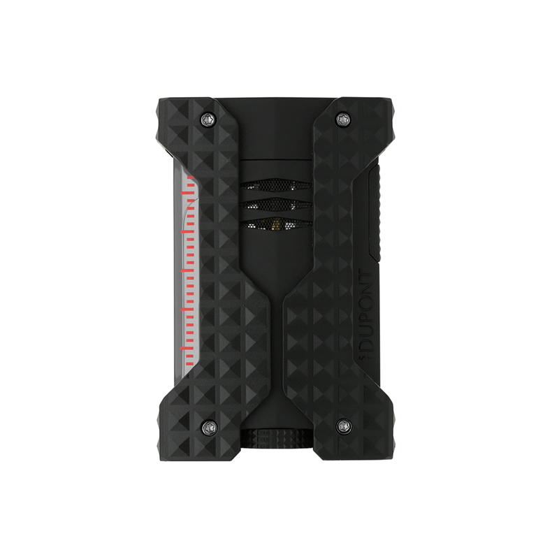 S.T. Dupont Brushed Windproof Lighter, Black
