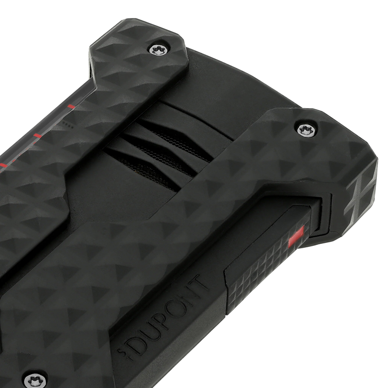 S.T. Dupont Brushed Windproof Lighter, Black