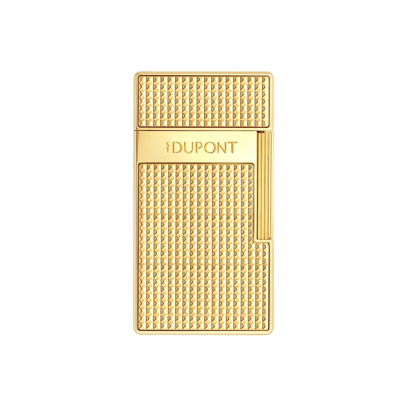 S.T. Dupont Diamond Head Biggy Lighter, Golden