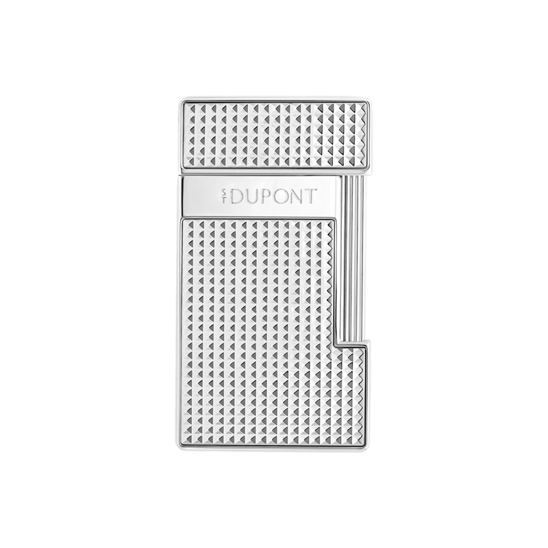 S.T. Dupont Slimmy Diamond Head Lighter, Silver
