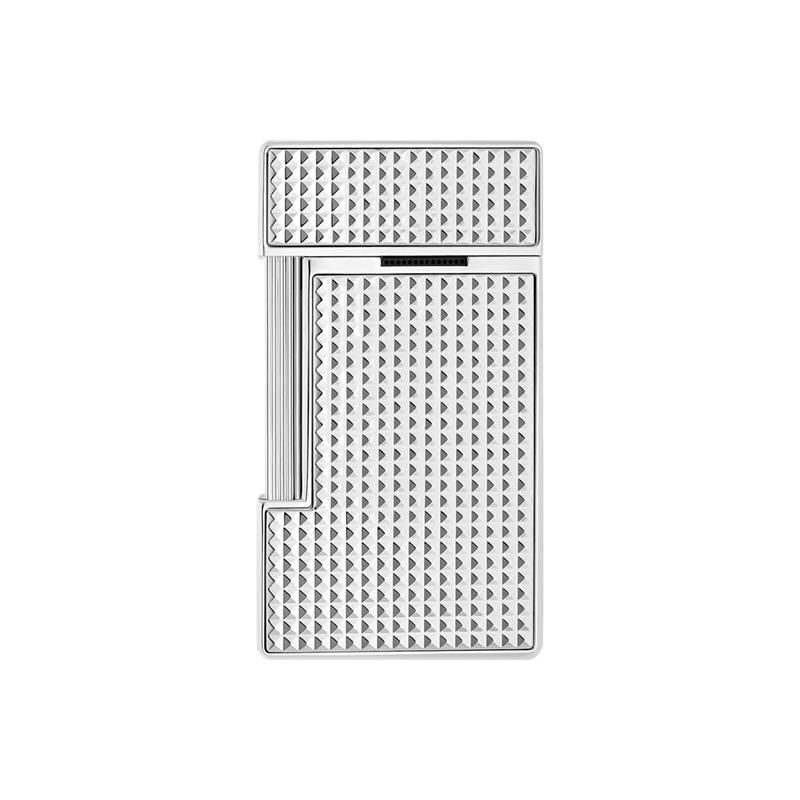 S.T. Dupont Slimmy Diamond Head Lighter, Silver