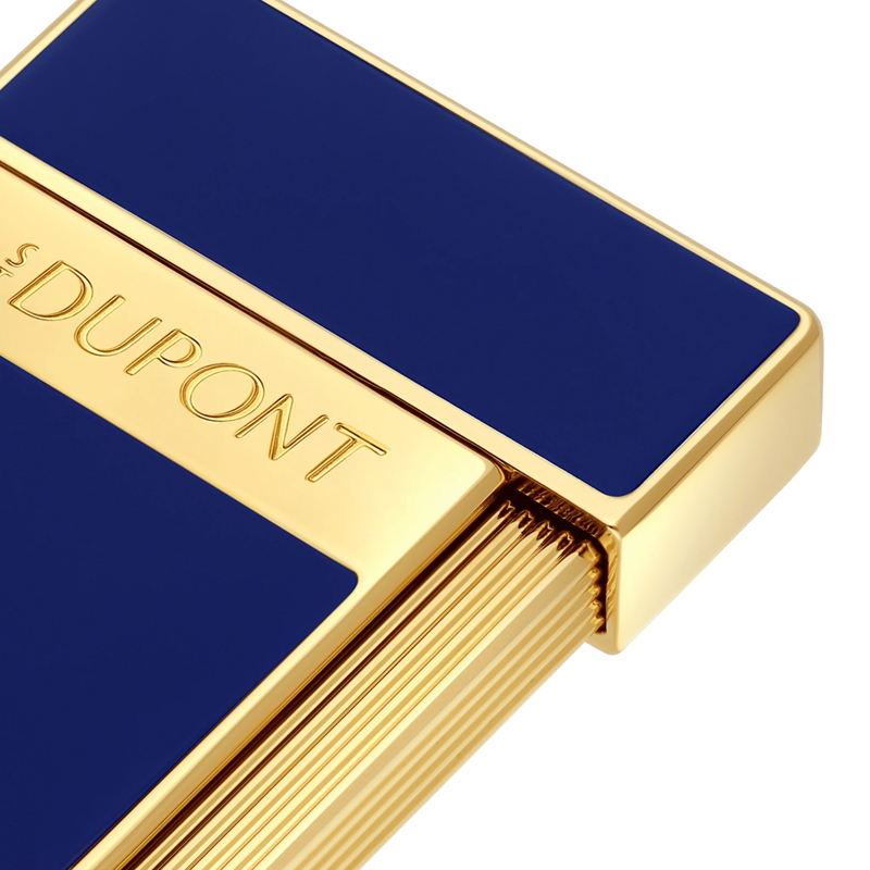 S.T. Dupont Slimmy Lacquered Lighter, Indigo Blue