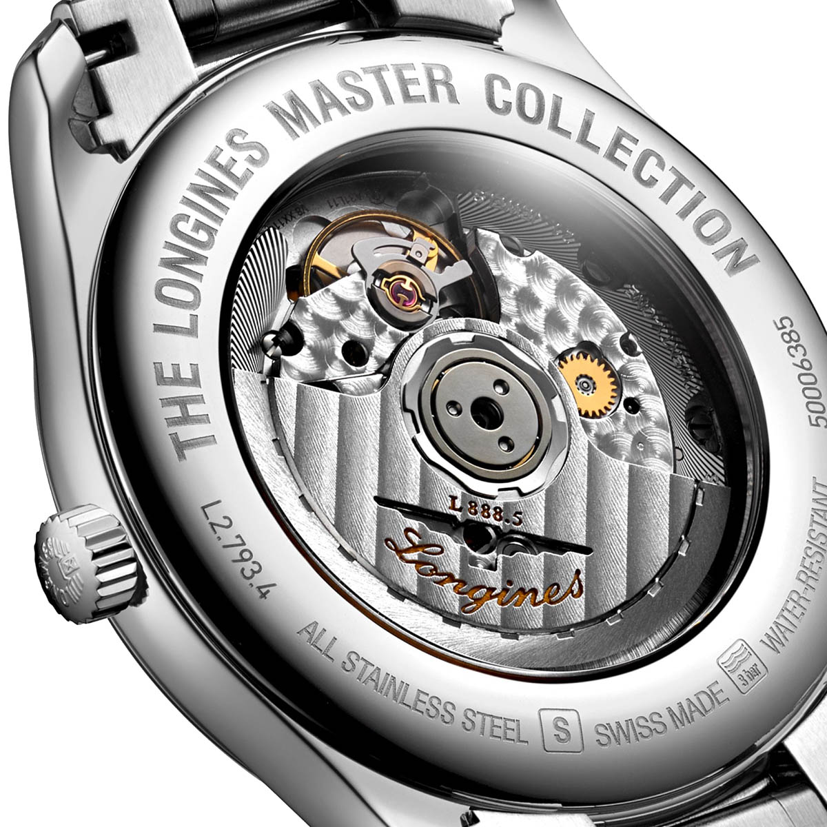 Longines Master Collection 40mm Men's Watch, Silver Pattern Dial