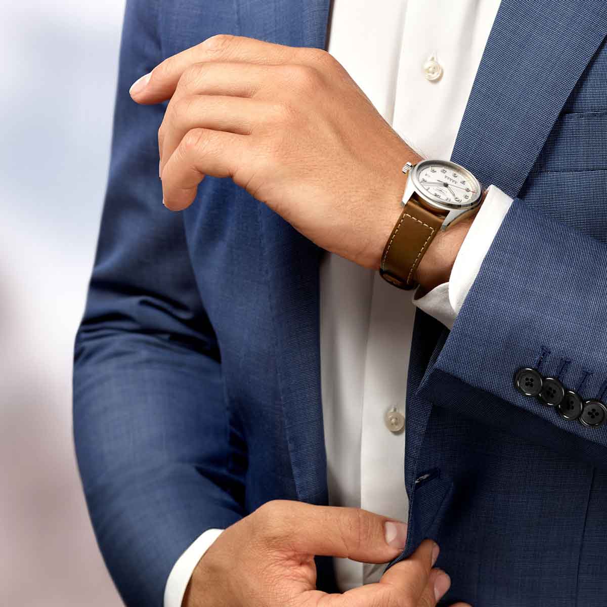Longines Spirit 40mm Watch, Grey Dial