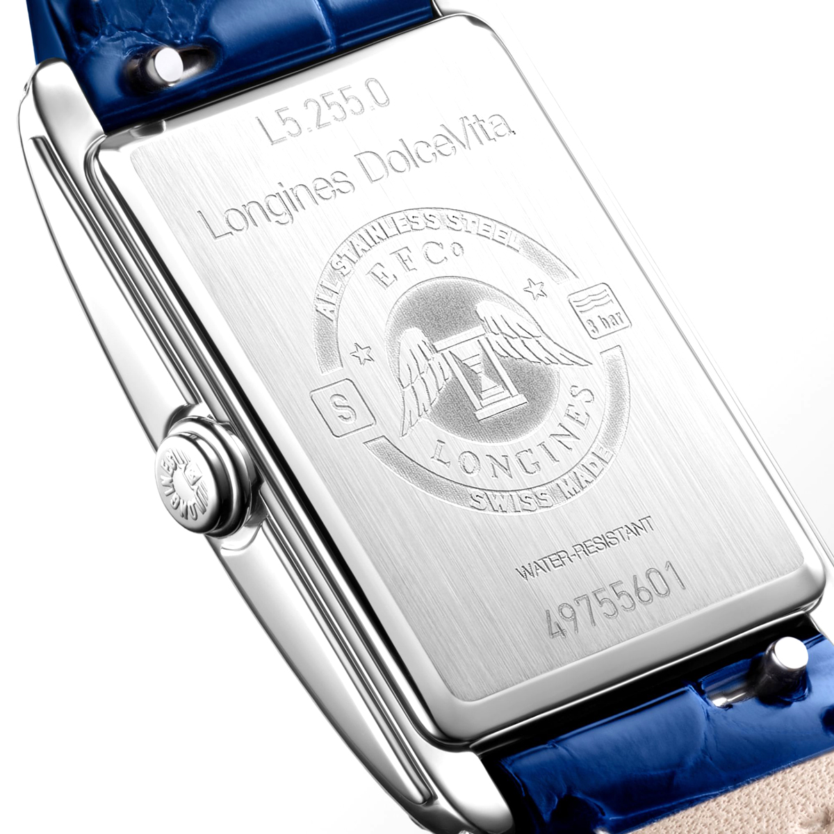 Longines DolceVita 20mm Women's Watch, Diamond and Silver Flinque Dial