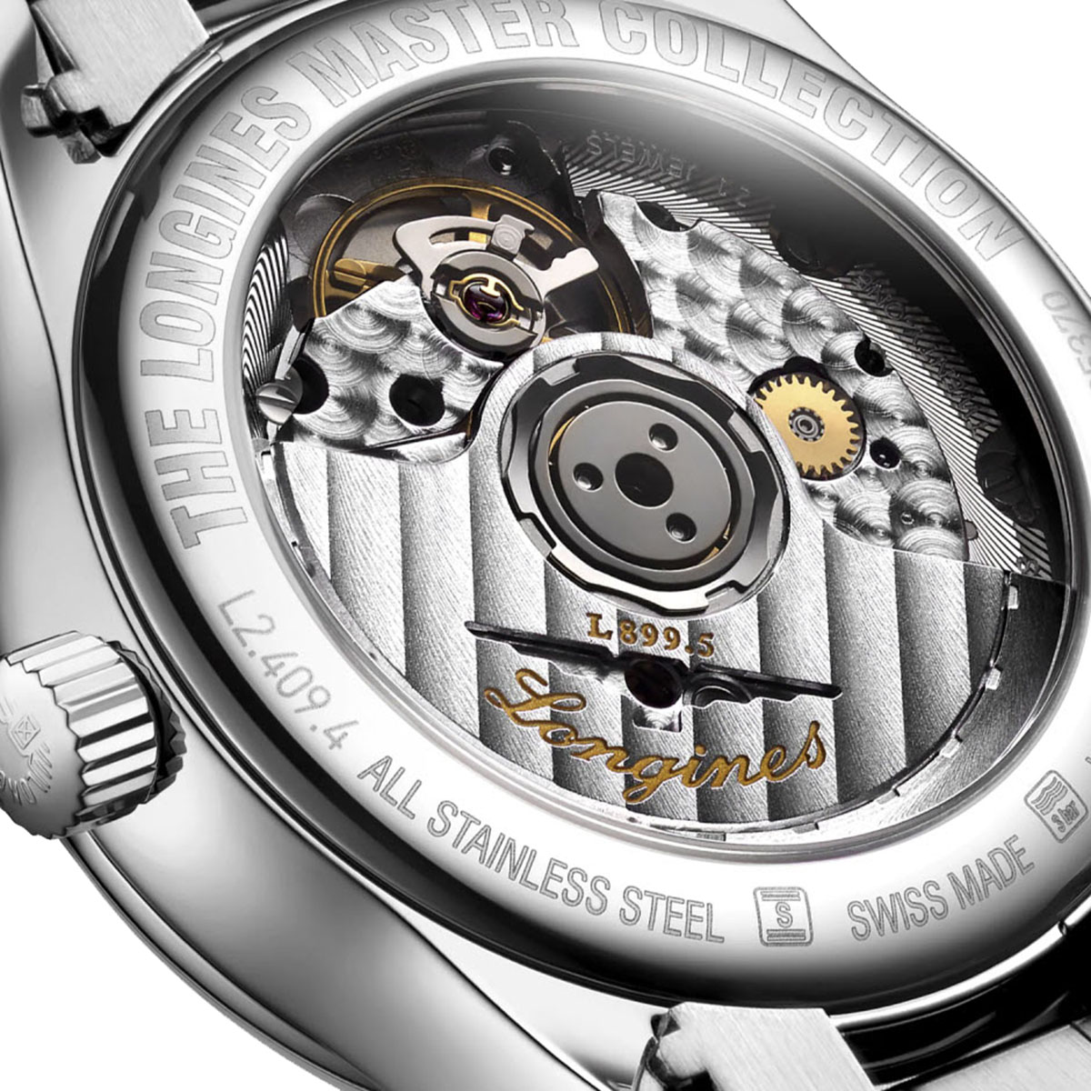 Longines Master Collection 34mm Women's Watch, White Mother of Pearl Dial