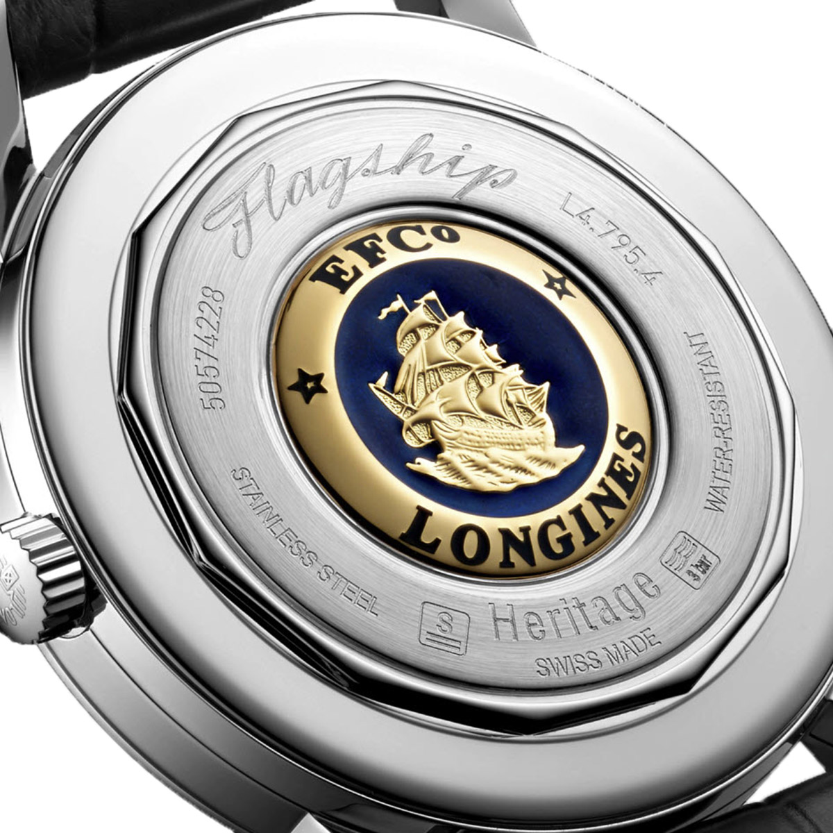 Longines Flagship Heritage 38.50mm Men's Watch, Silver Dial