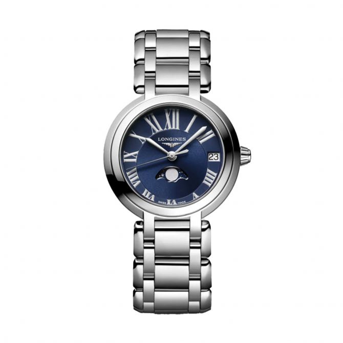 Longines Primaluna 30mm Watch, Blue Dial