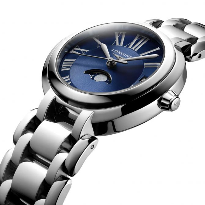 Longines Primaluna 30mm Watch, Blue Dial | L81154916 | Borsheims