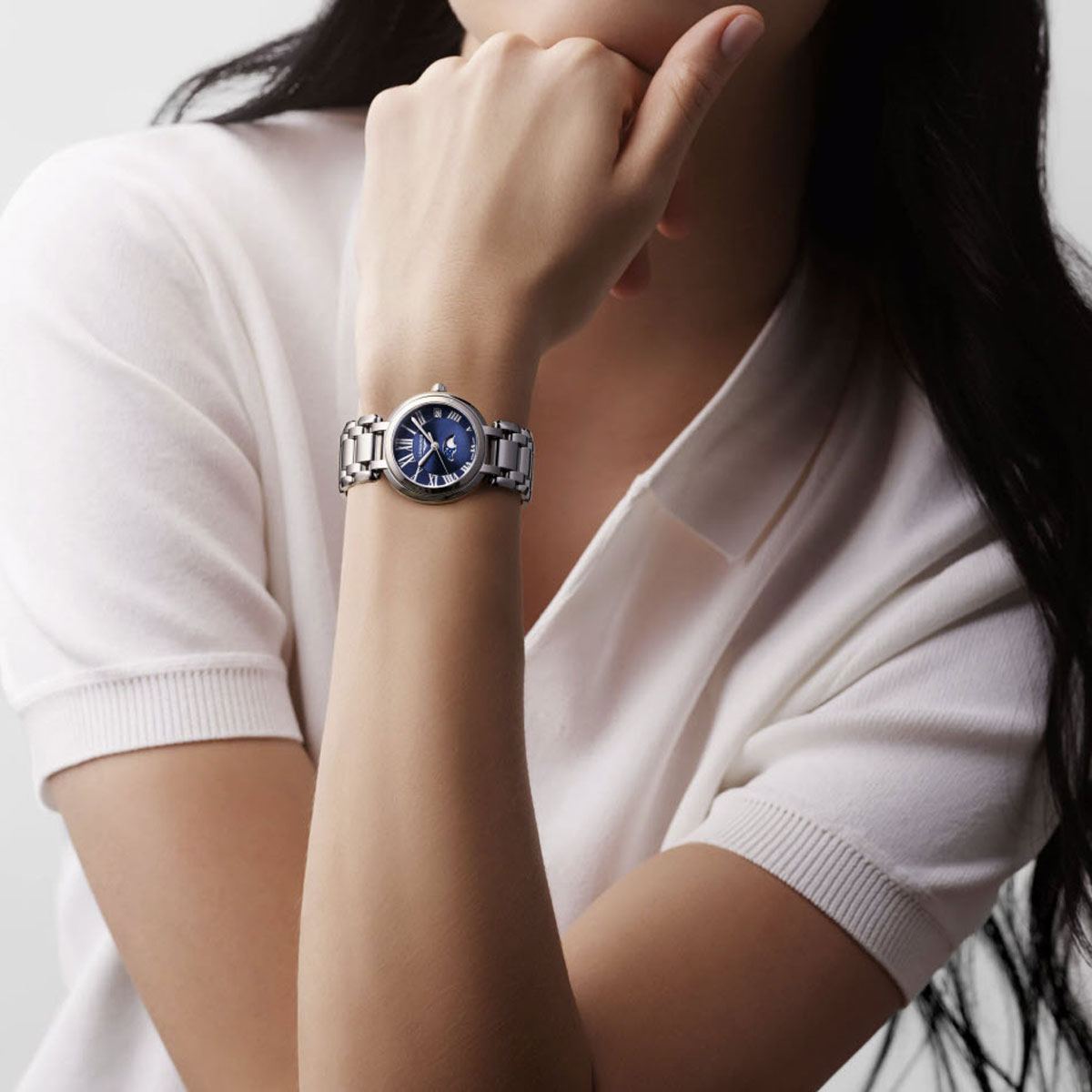 Longines Primaluna 30mm Watch, Blue Dial