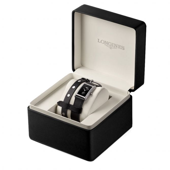 Longines Dolcevita X YVY 32mm Women's Watch, Black Dial