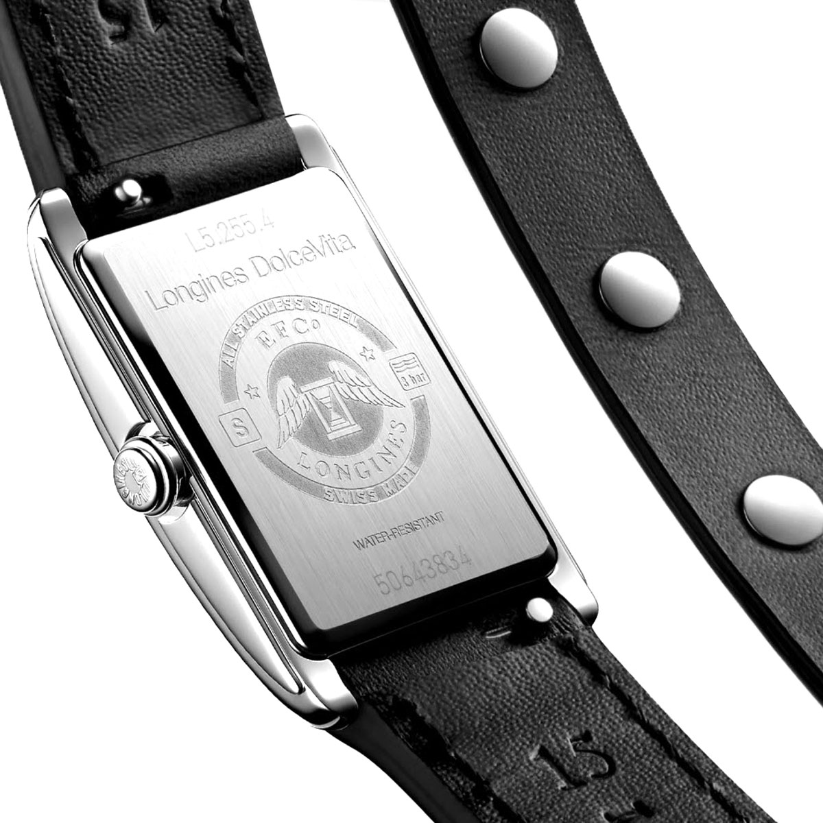 Longines Dolcevita X YVY 32mm Women's Watch, Black Dial
