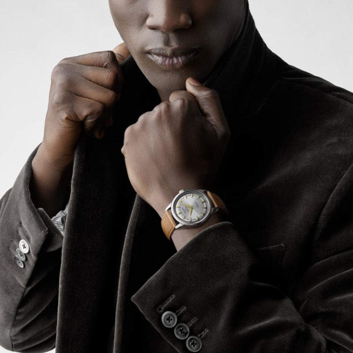 Longines Conquest Heritage 38mm Men's Watch, Silver Dial