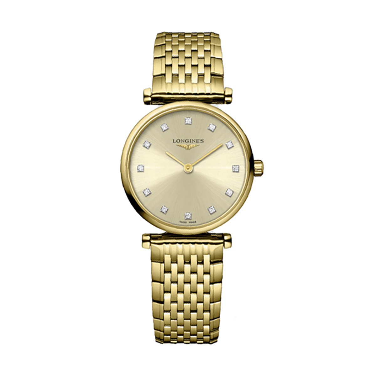 Longines La Grande Classique 24mm Women's Watch, Golden Dial