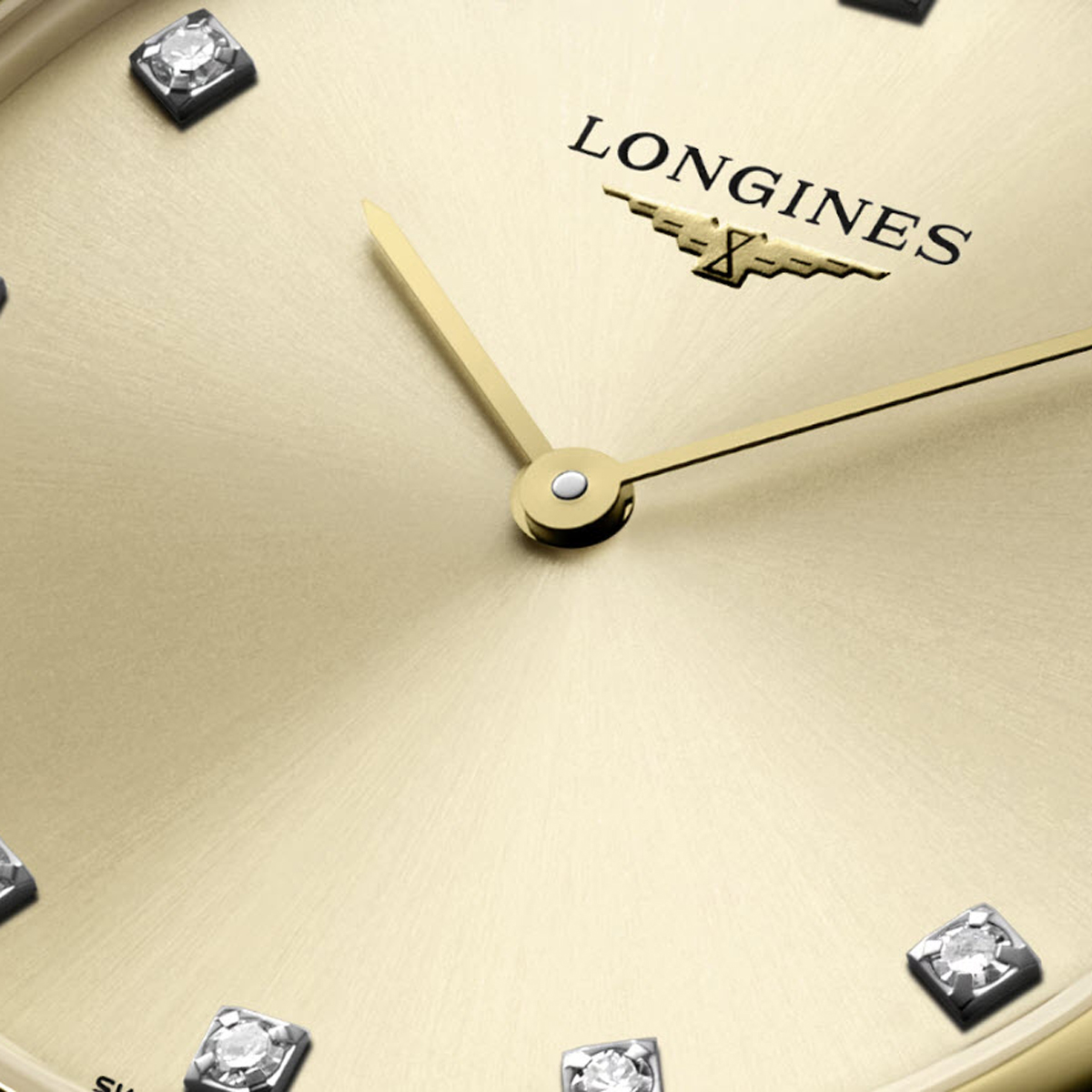 Longines La Grande Classique 29mm Women's Watch, Yellow Gold and Diamond Dial
