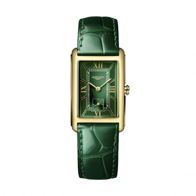 Longines Dolcevita 23 x 37mm Women's Watch, Green Dial