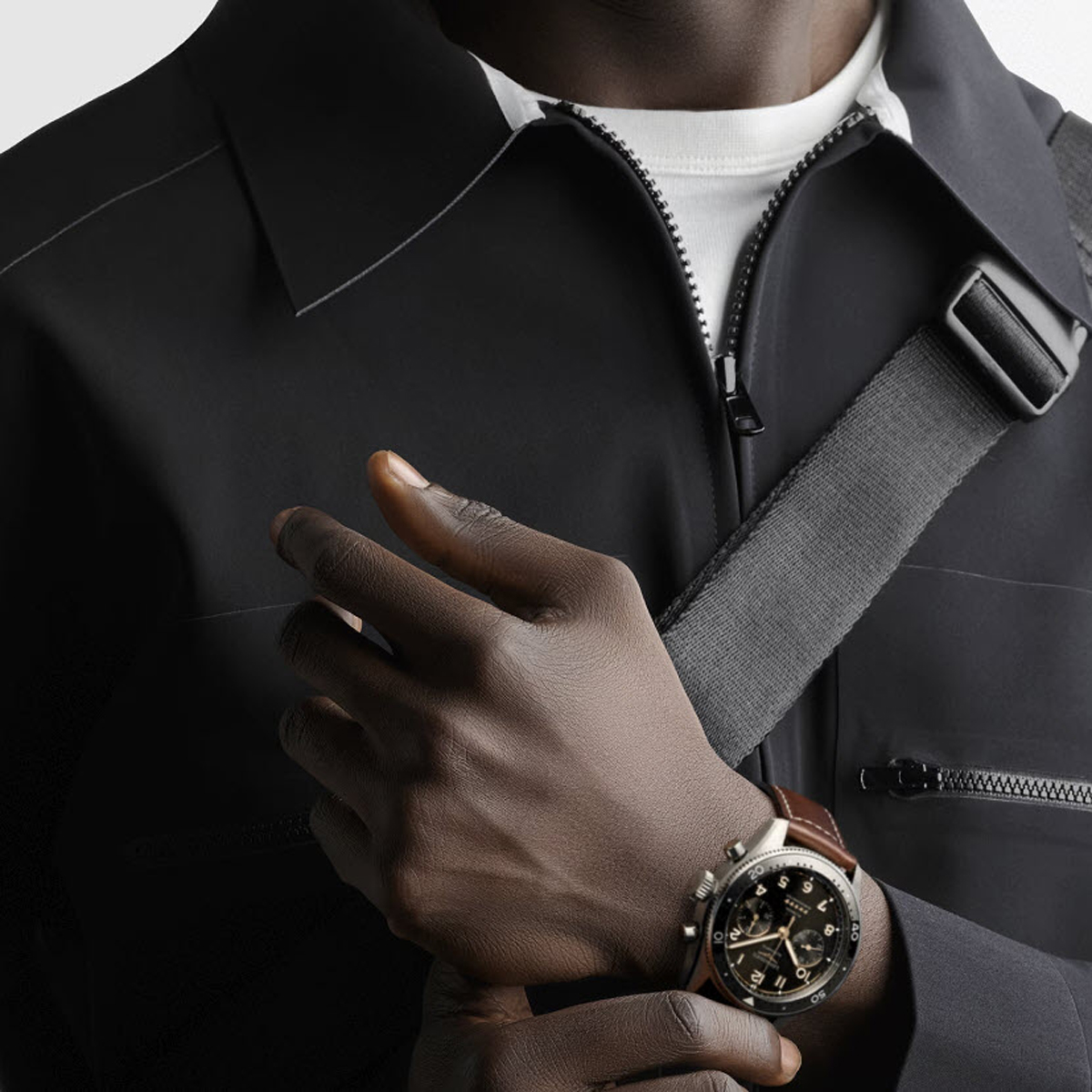 Longines Spirit 42mm Men's Watch, Sunray Black and Bronze Dial