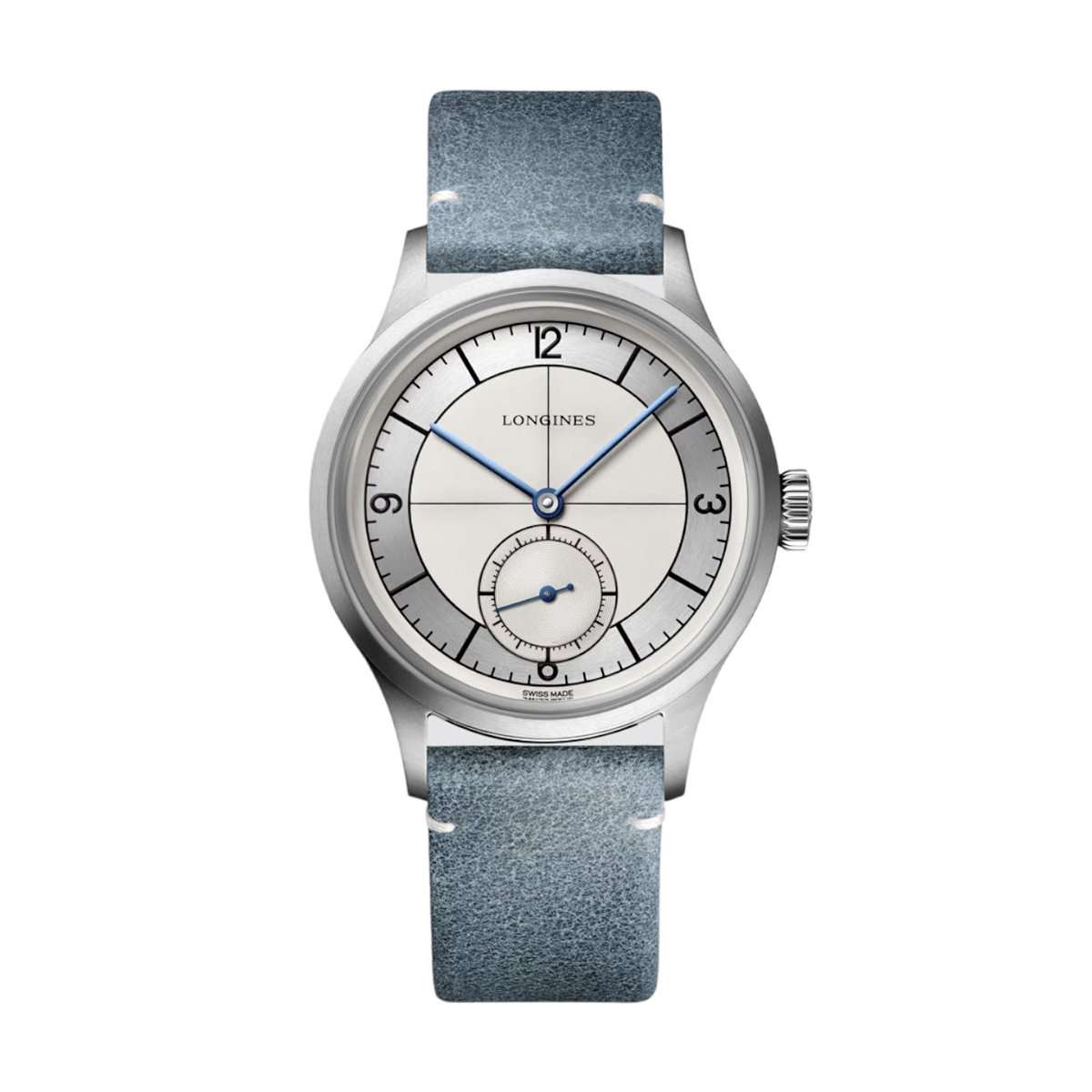 Longines Heritage Classic 38.5mm Men's Watch, Silver Dial and Dual Band