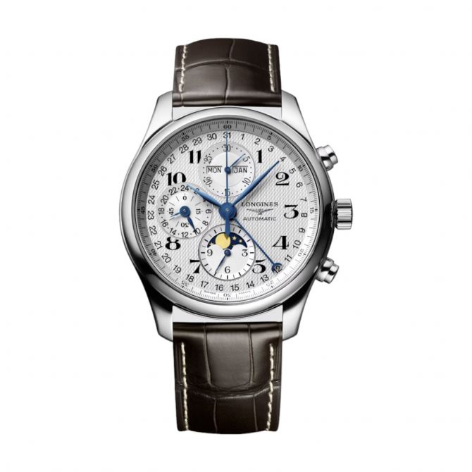 Longines Master Collection 42mm Men's Watch, Silver Dial