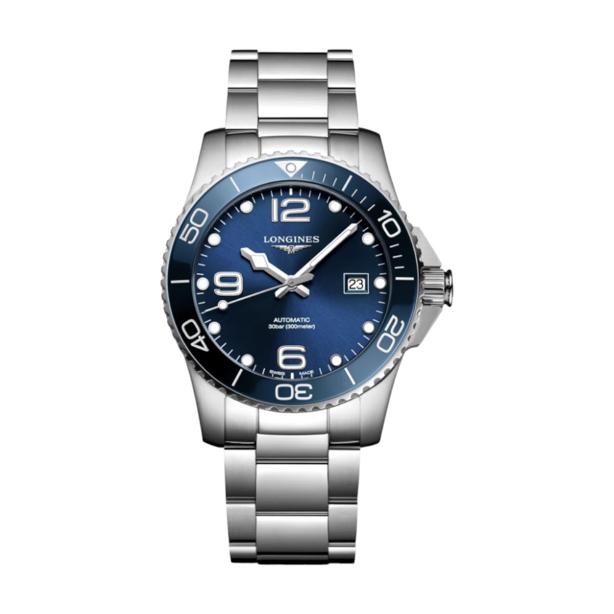 Longines Hydroconquest 41mm Men's Watch, Blue Dial