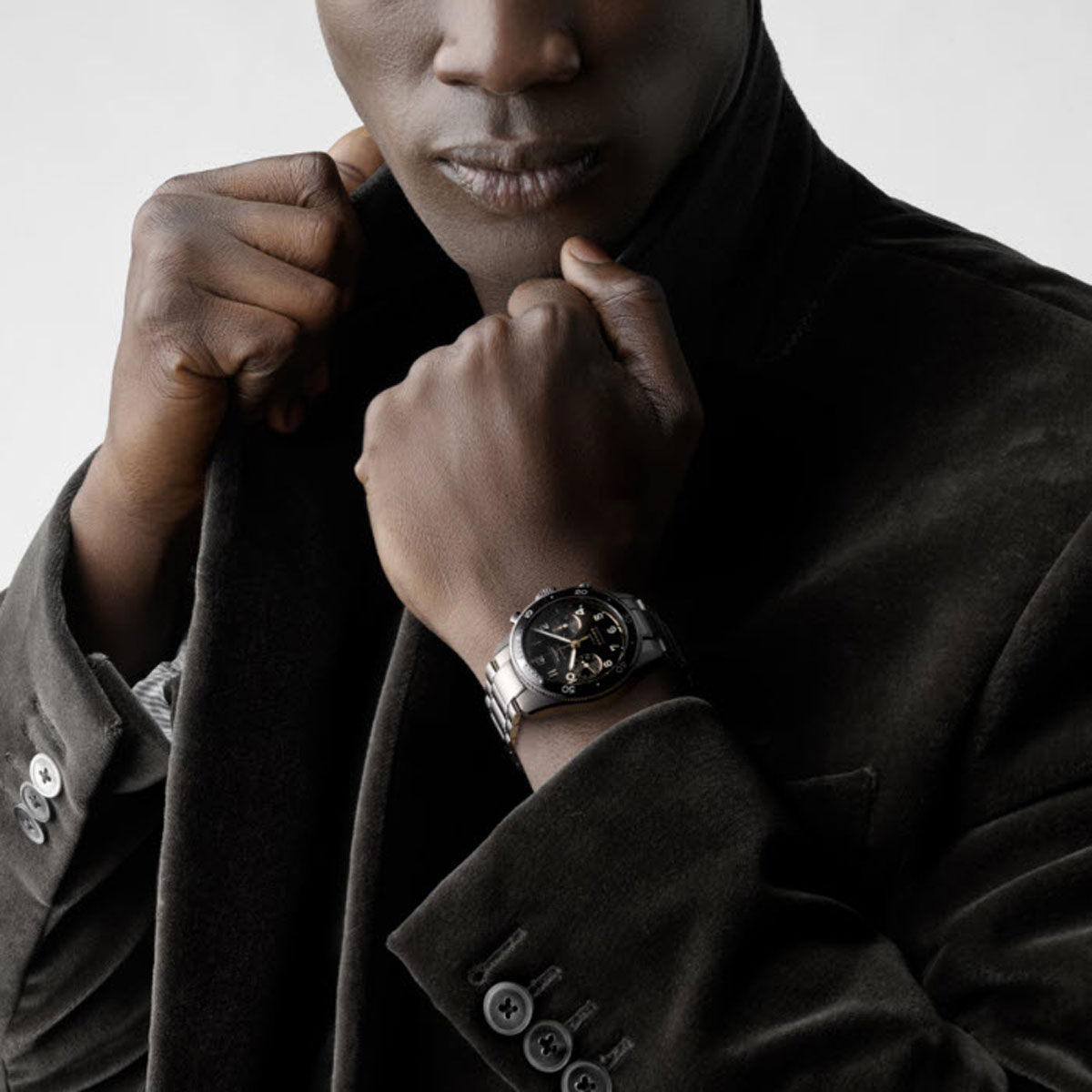 Longines Spirit Flyback 42mm Men's Watch, Sunray Black Dial