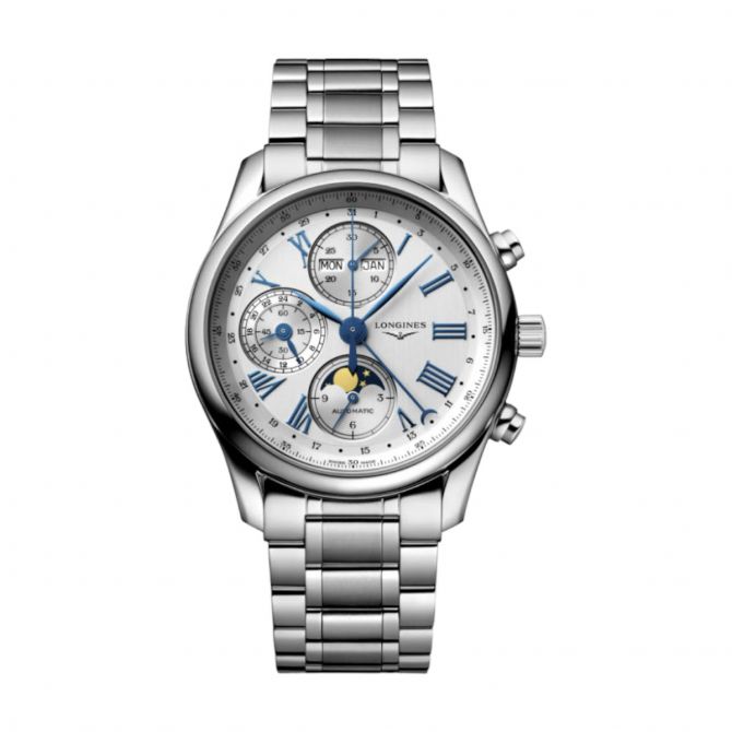 Longines Master Collection 40mm Men's Watch, Silver Dial