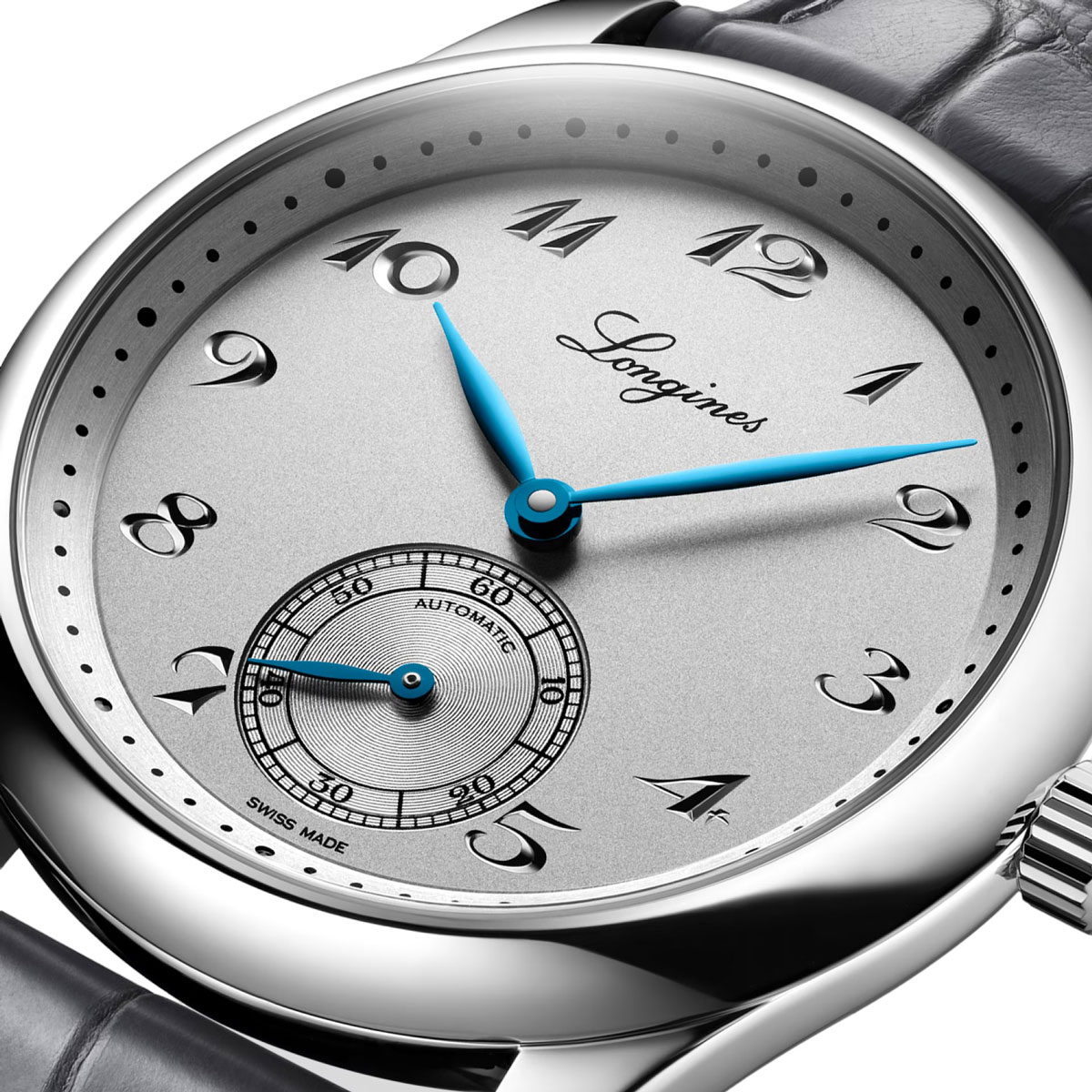 Longines Master Collection 38.50mm Men's Watch, Silver Dial